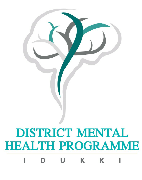 Hero banner photo for a District Mental Health Programme in Idukki, Kerala, India — exterior of a government district hospital in tropical greenery with caring clinicians greeting people, inclusive and welcoming, daylight, professional, soft teal and white palette, 16:9 photograph